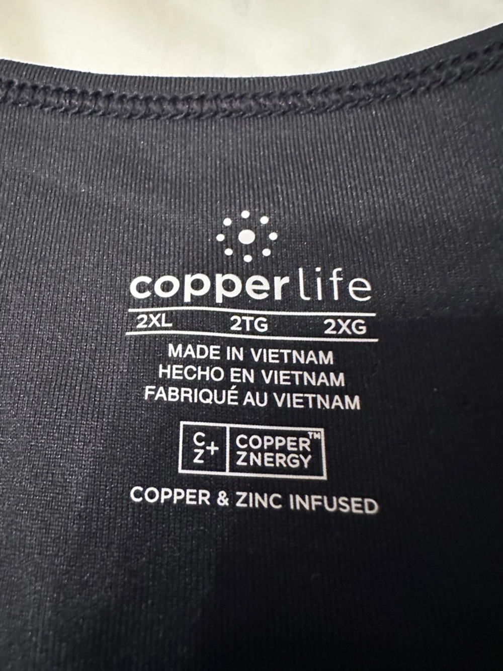 Tommie Copper Tank w/ Lower Back Support - NWT - Size 2XL - Picture 7 of 12